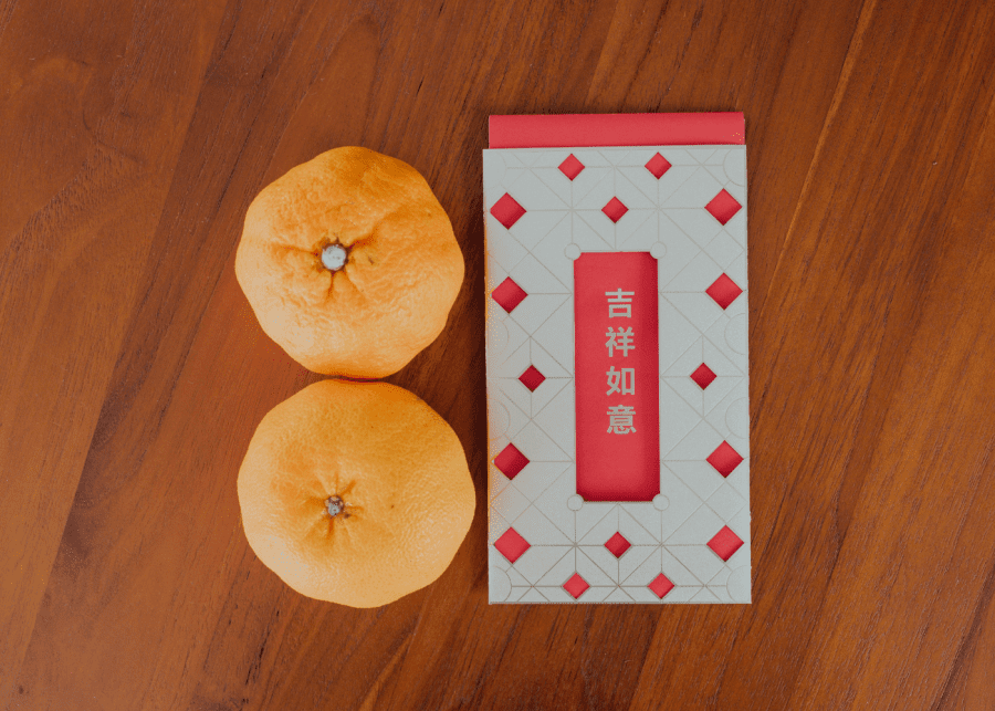 ang bao rates | red packet with oranges