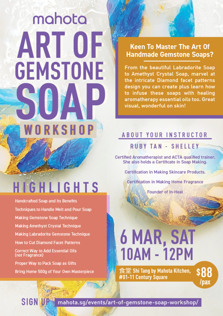 Art of Gemstone Soap Singapore