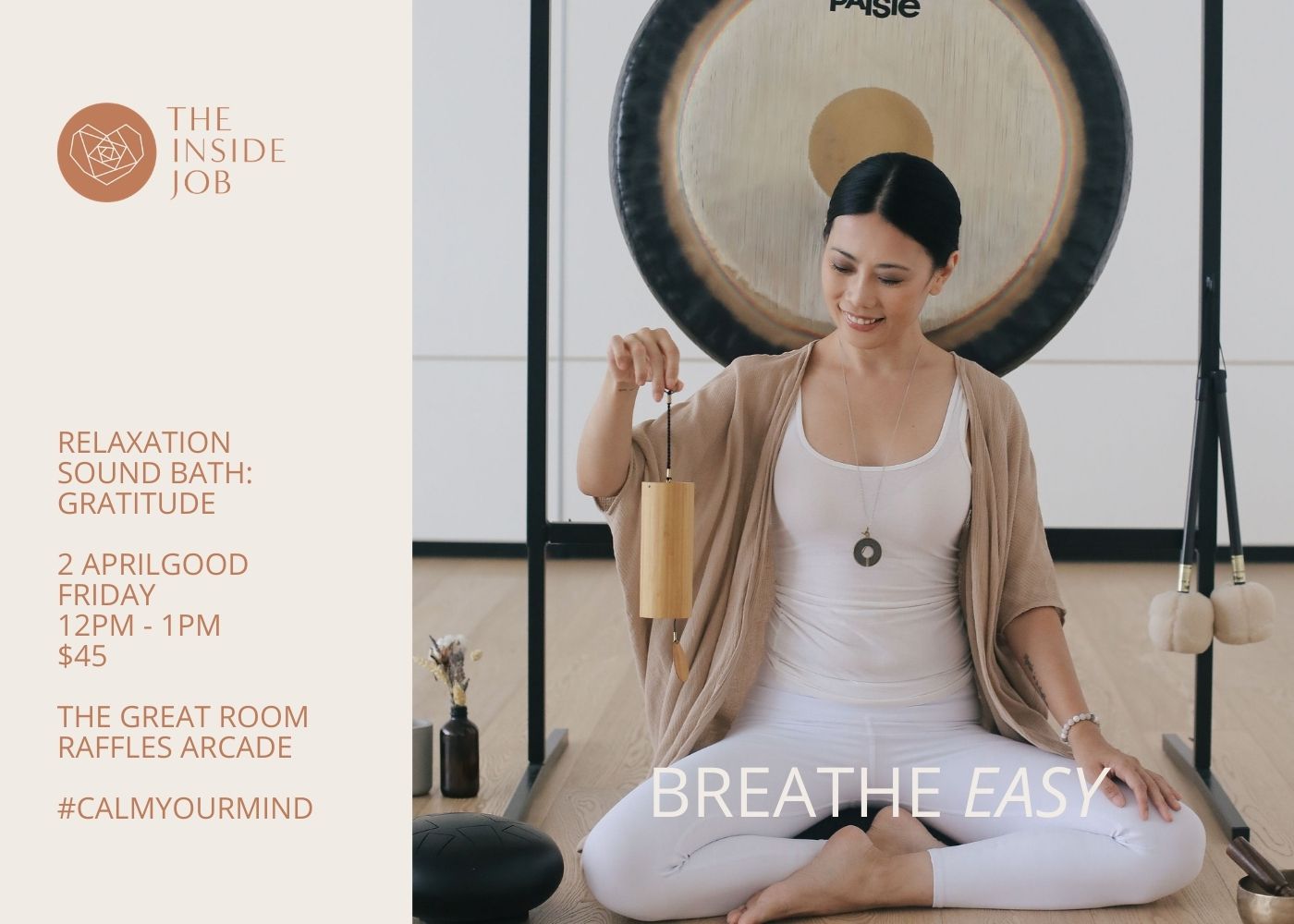 Relaxation Sound Bath Reflection Singapore