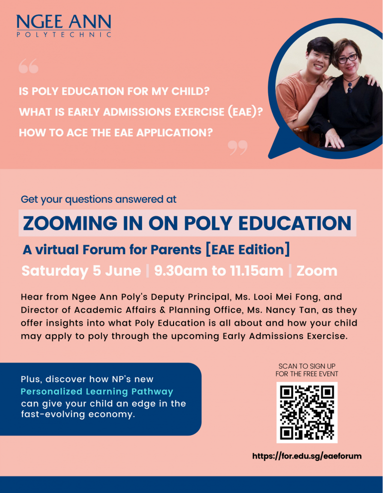 Zooming in on Poly Education A virtual Forum for Parents (EAE Edition