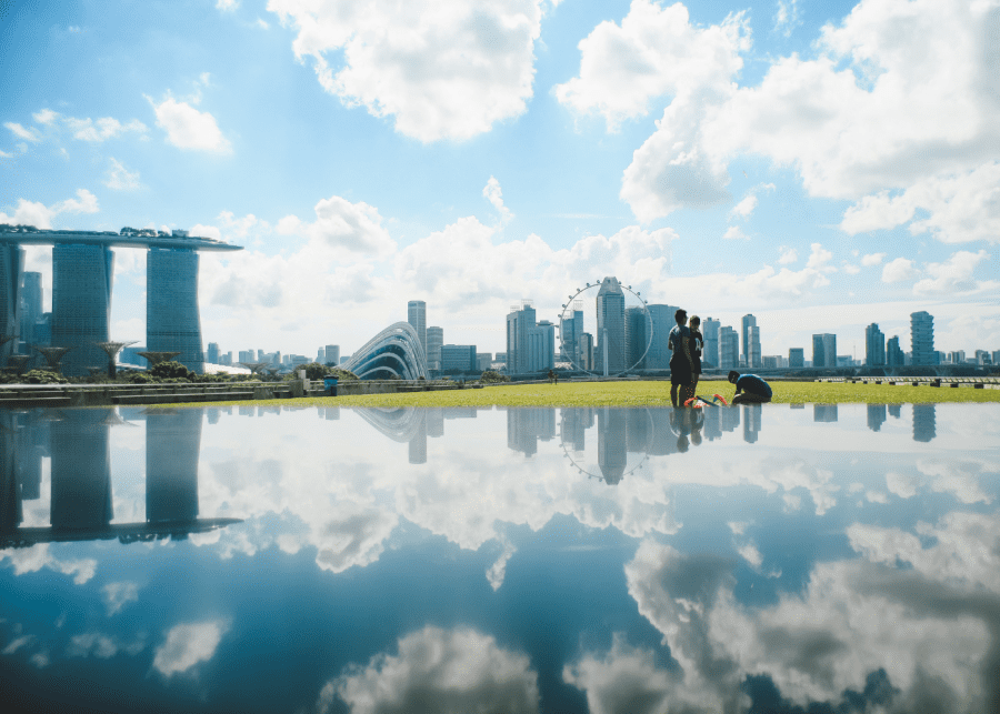 nature walks with a view singapore | marina barrage