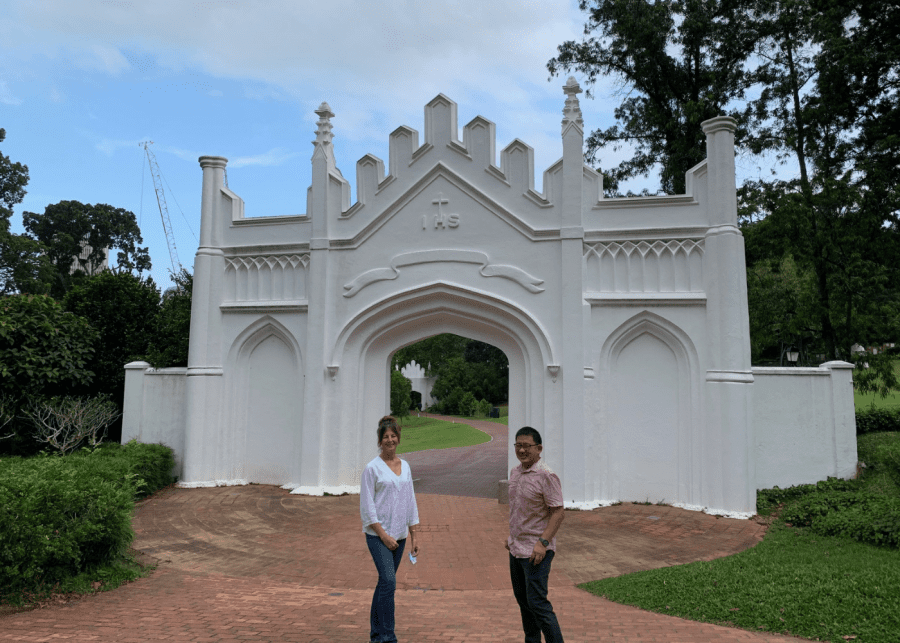 hidden gems in singapore | heidi sarna and jerome lim at fort canning