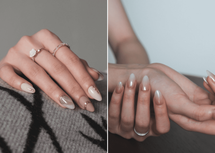 Khaki Olives-press-on-nails-singapore