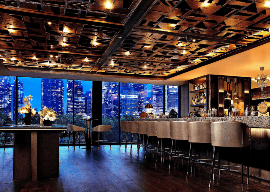 new bars singapore | mo bar mandarin oriental singapore