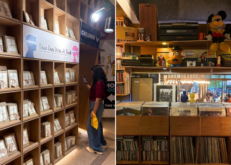 KL things to do - RexKL blind date with a book at bookxcess, trinket and vinyl stores