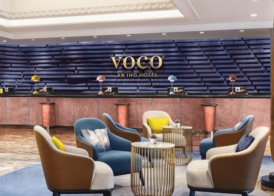 Voco Orchard hotel lobby