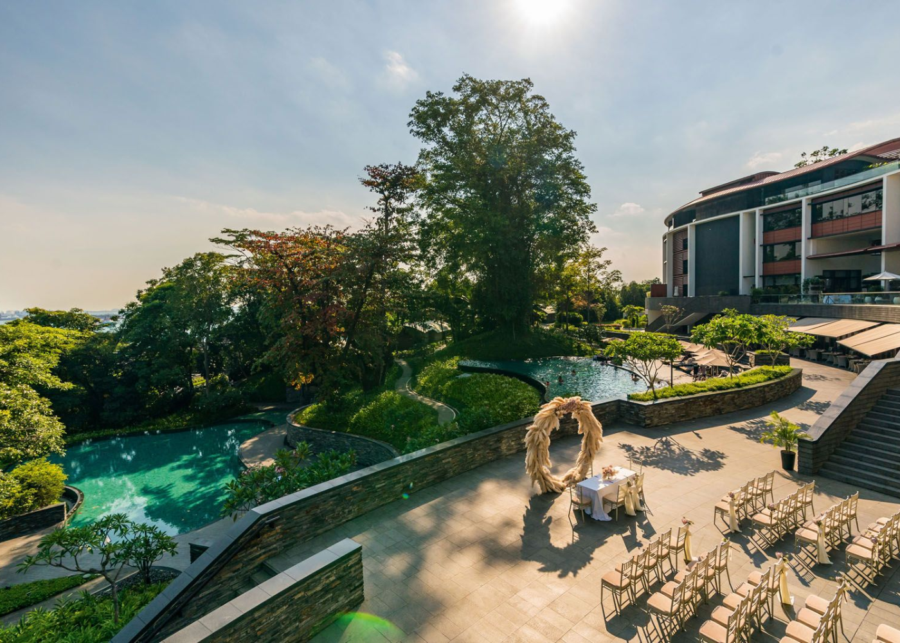 capella singapore - outdoor wedding venue singapore