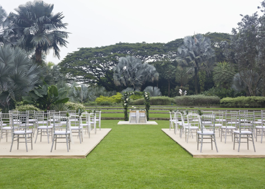 hortlawn at hortpark - outdoor wedding venue in singapore