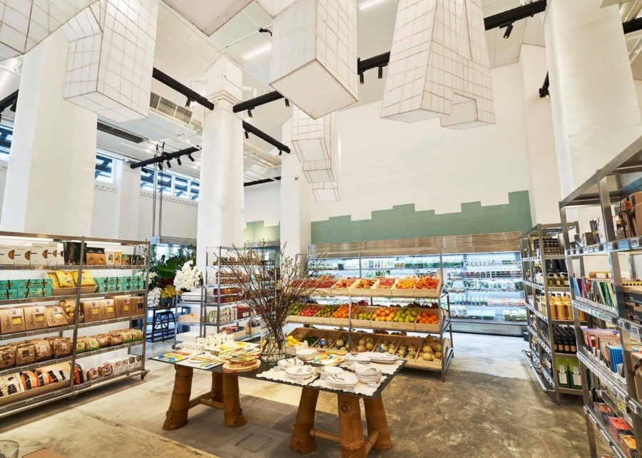 Best gourmet butchers in Singapore - Culina at Como Dempsey supermarket interiors