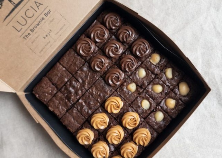Best brownies in Singapore - Lucia The Brownie Bar 36-piece brownie box