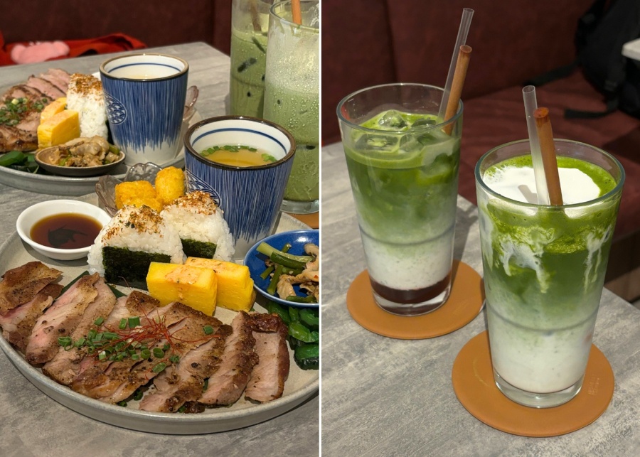 Best central business district food spots in Singapore - Cafe Gyeon Japanese teishoku meal and specialty matcha