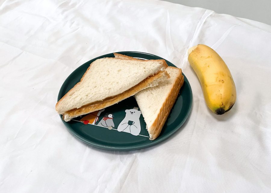 Breakfast ideas - peanut butter sandwich