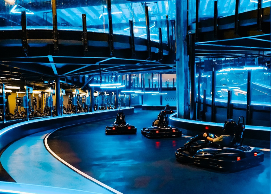 date ideas singapore | hyper drive go kart in sentosa