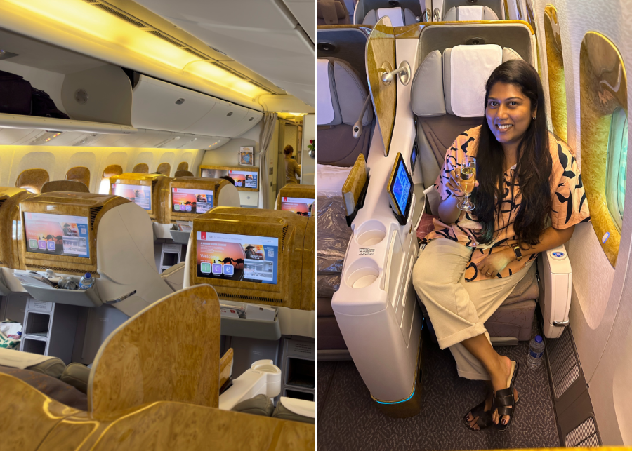 I flew on Emirates Business Class for the first time and felt like a star in the skies