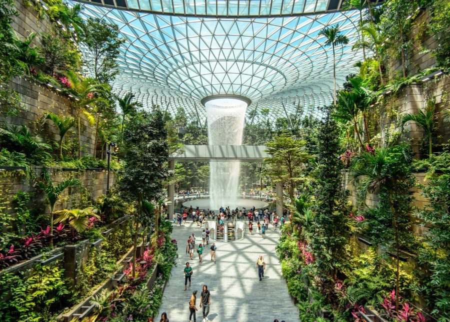 Cool spots in Singapore - jewel changi