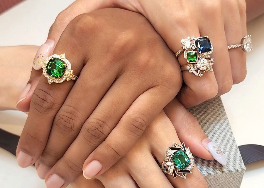 Bespoke designs jewellery rings