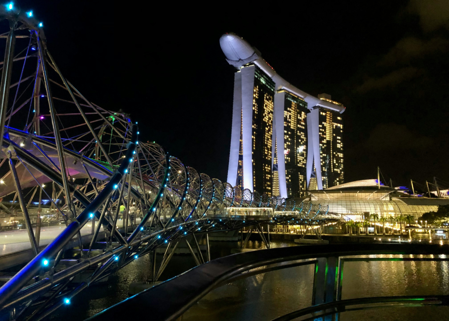 helix bridge - where to watch f1 in singapore