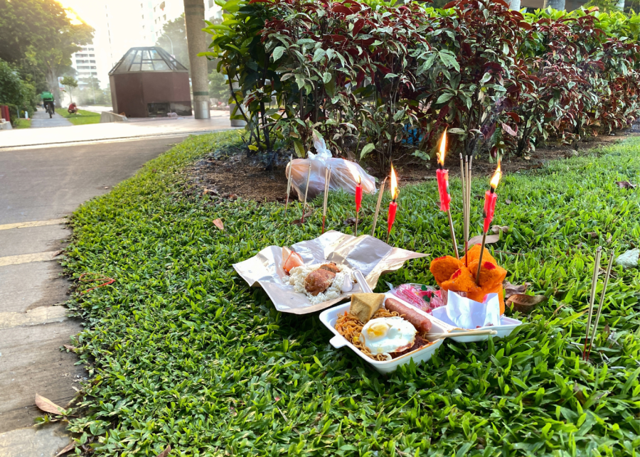 hungry ghost festival offering in singapore