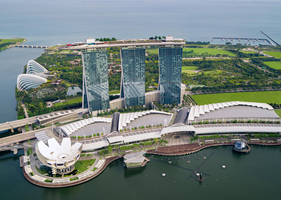 marina bay sands - where to watch f1 in singapore