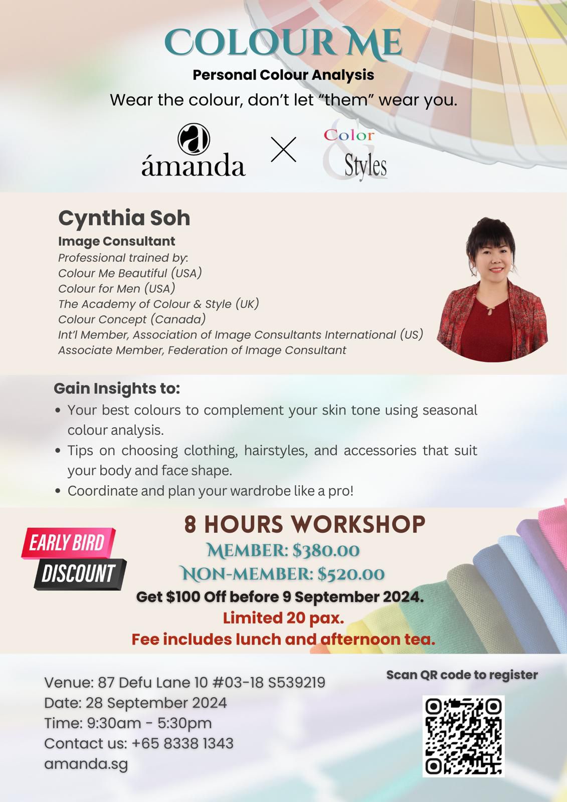 Colour Me Personal Colour Analysis Singapore