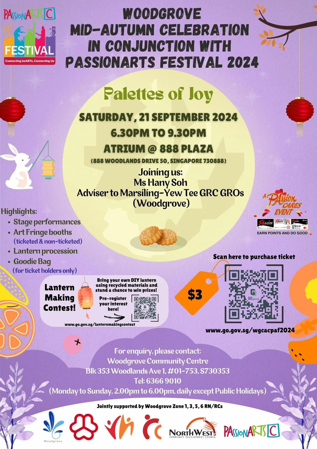 Woodgrove MidAutumn Celebration in conjunction with PAssionArts