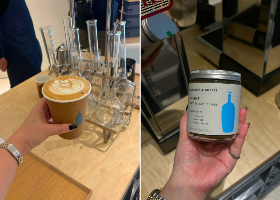 blue bottle coffee - raffles city food singapore