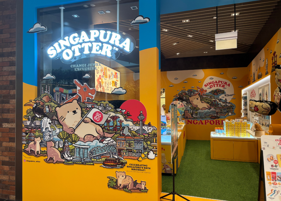 singapura otter - jewel changi airport