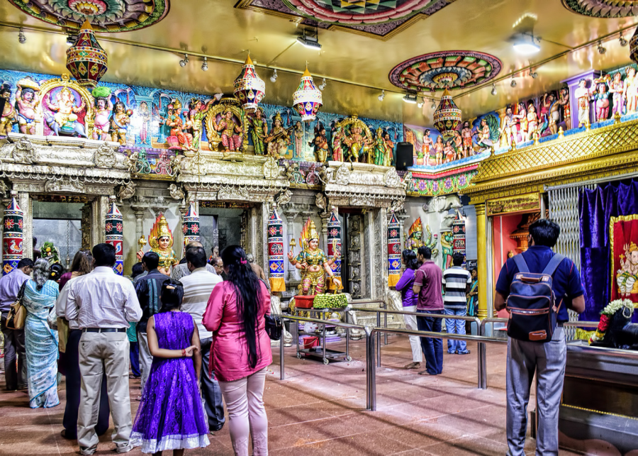 Sri Veeramakaliamman temple - deepavali in singapore