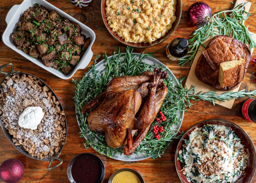 thanksgiving dinner 2025 | christmas decker barbecue turkey