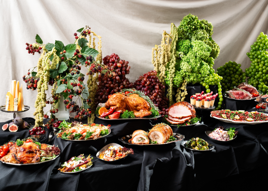 Best Christmas food delivery in Singapore - The Plattering Co 2025 Christmas buffet feast