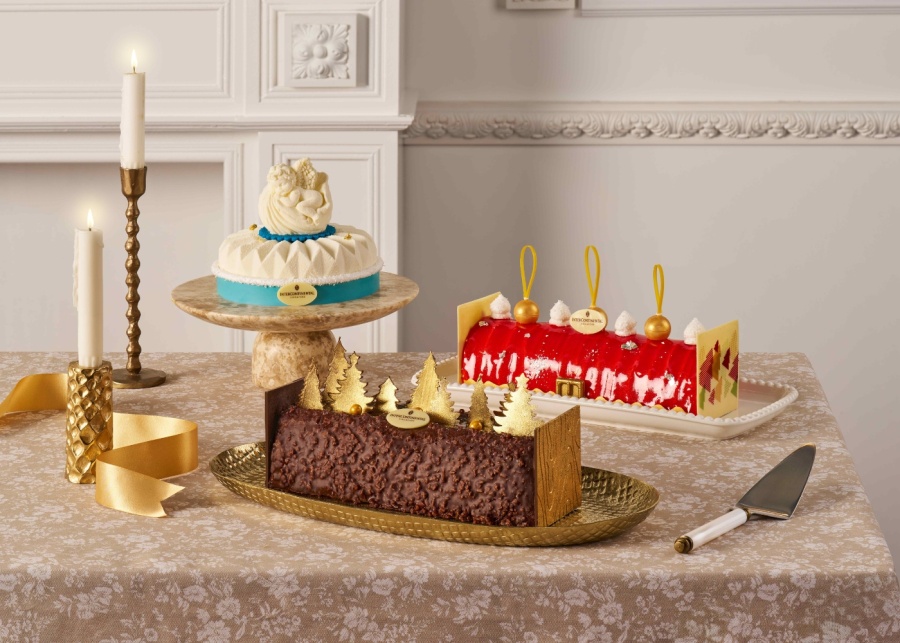 Best Christmas log cakes in Singapore 2025 - InterContinental Singapore three log cake creations