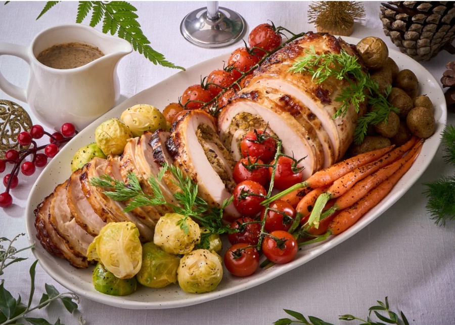 Best halal turkey in Singapore - All Things Delicious roast turkey roulade