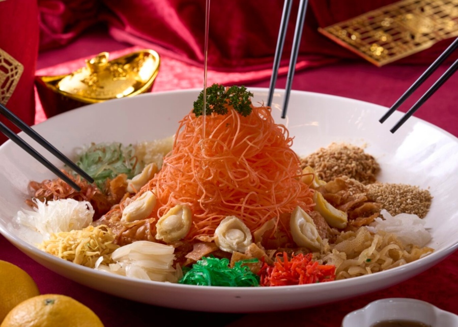 Best Chinese New Year food delivery in Singapore for 2026 - Fu Yuan Teochew Dining prosperity abalone yusheng