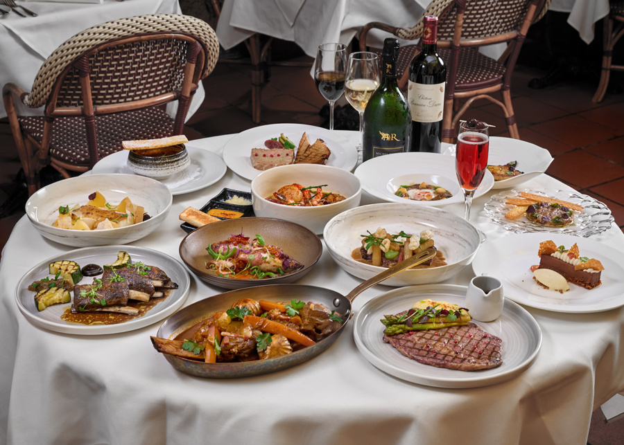 Best French restaurants in Singapore - L'Angelus spread of authentic French delicacies