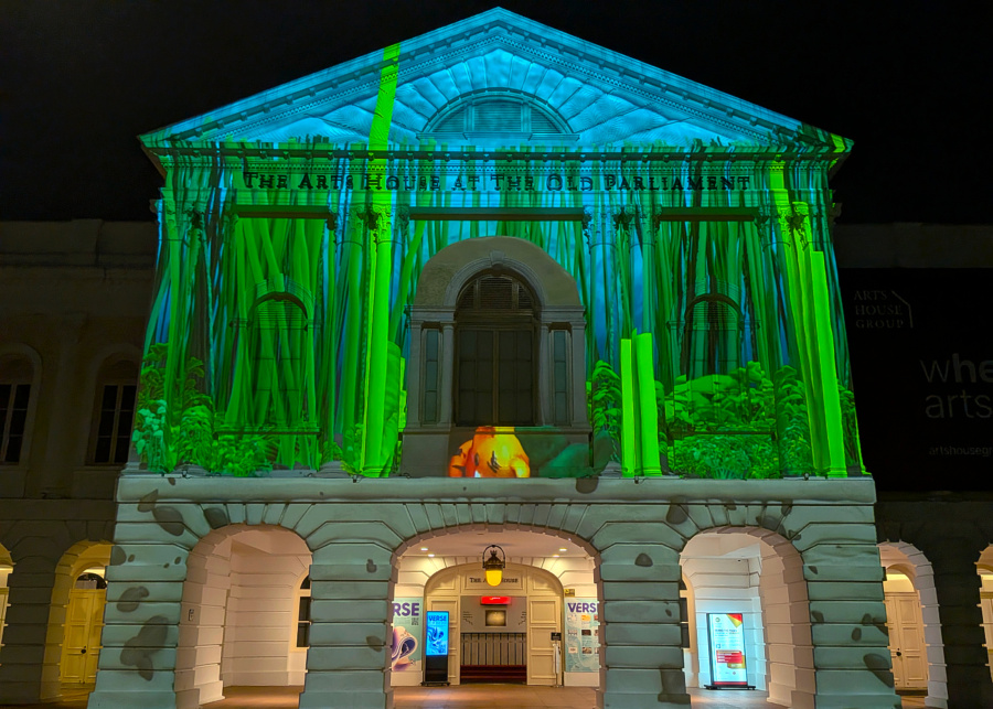 stArt Here: From Every Vantage Point facade projection | Light to Night 2026 Singapore