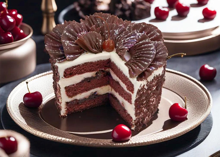 Best cake delivery stores in Singapore - Laurent Bernad Black Forest cake