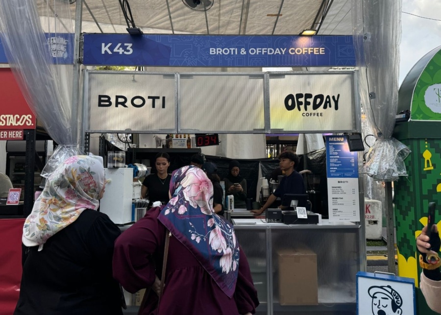 Broti and Offday Coffee Kampong Glam Ramadan Bazaar