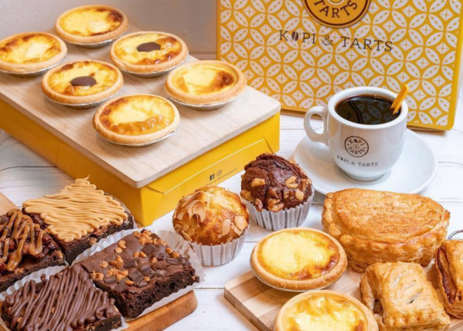kopi and tarts - halal snacks in singapore