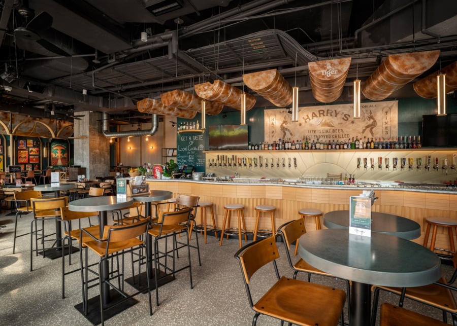 Best ladies night deals in Singapore - Harry's Singapore restaurant and bar interior