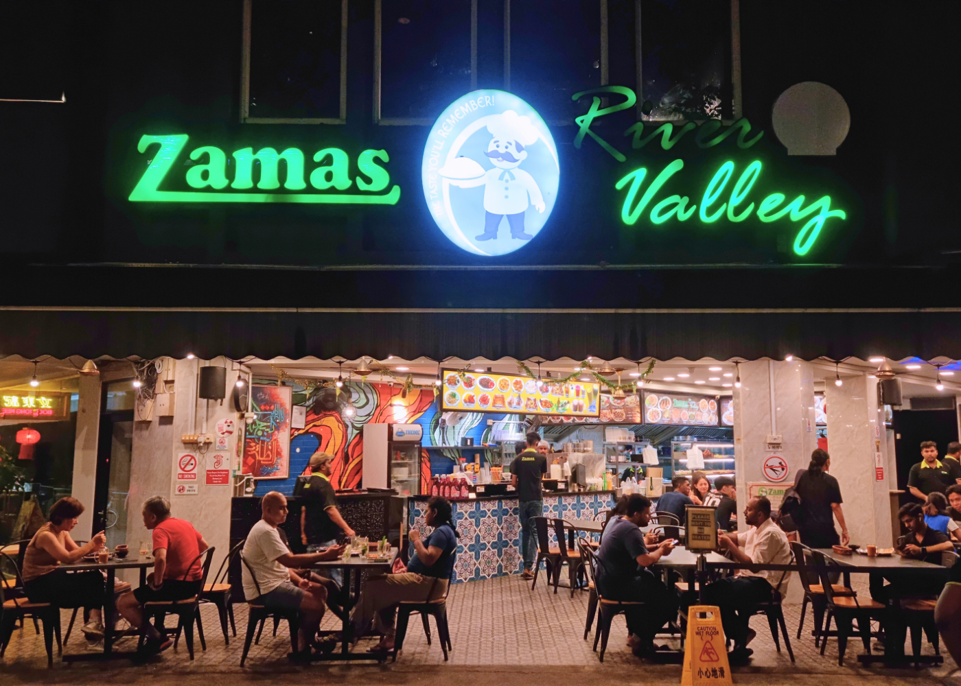 Zamas Restaurant's exterior | Supper spots Singapore