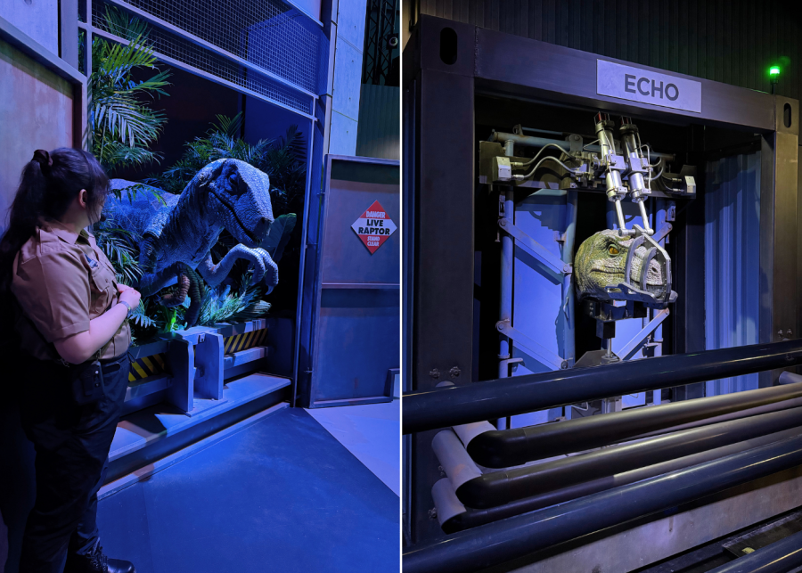 jurassic world the experience | blue velociraptor singapore