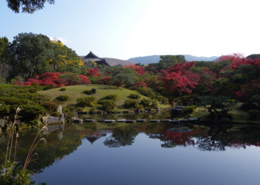 nara day trip itnerary | isuien garden in autumn