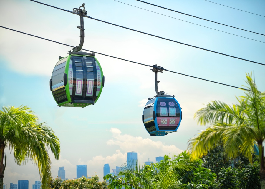 Singapore Cable Car - Sentosa Line sporting Peranakan designs | SG60 deals and promotions