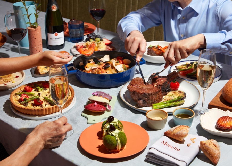 Best champagne brunch in Singapore - Mosella at Pan Pacific Orchard