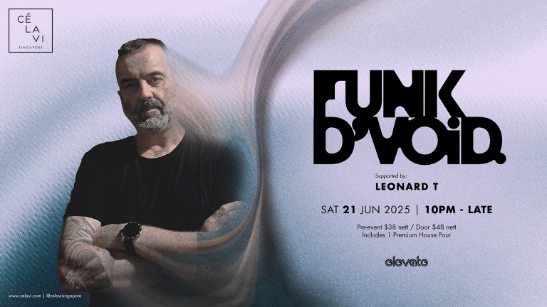Funk D’Void at CÉ LA VI Singapore | Honeycombers