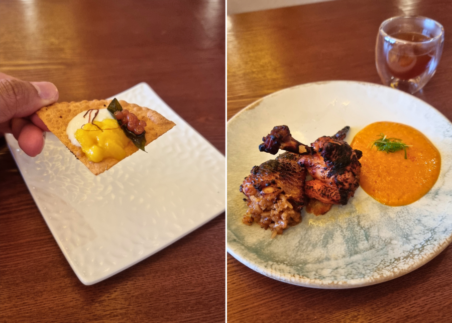 Amuse-bouche and Bak Bak Wings II | Meh'r by Inderpal