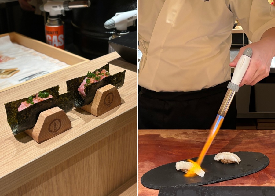 Best Japanese restaurants in Singapore - Sushidan omakase dining with negitoro handrolls and sushi