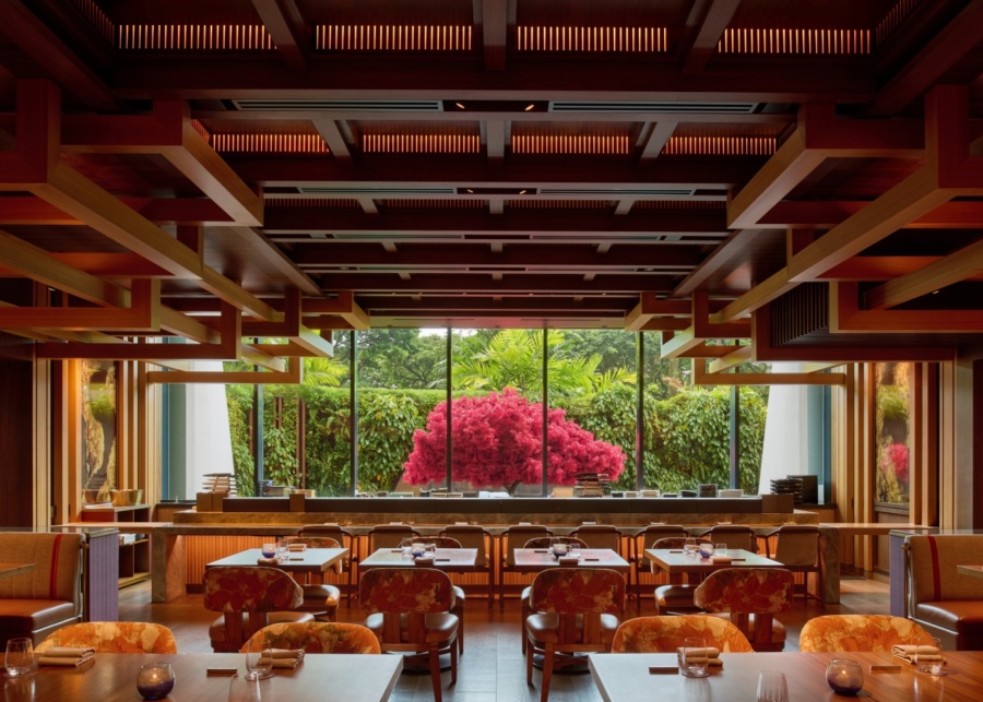Best omakase restaurants in Singapore - Wakuda at Marina Bay Sands restaurant interior