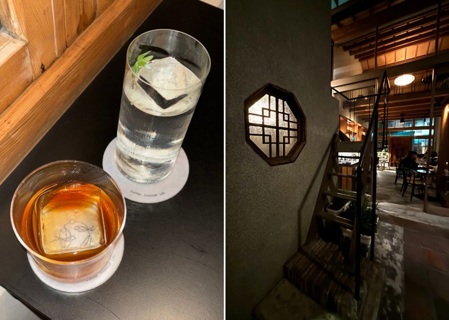 Tainan bars - Swallow cocktails and bar interior