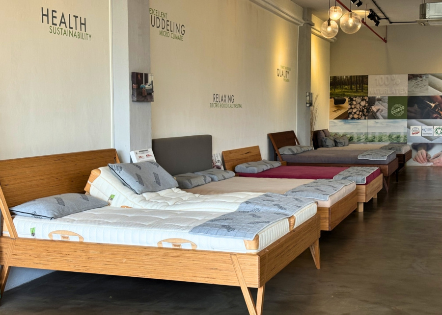 Tan Boon Liat Building furnishing - Dormiente solid wood bedframes and organic latex mattresses
